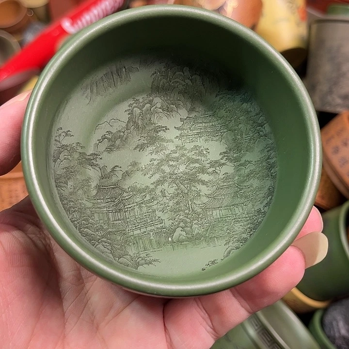 紫砂茶杯全手工紫砂主人杯