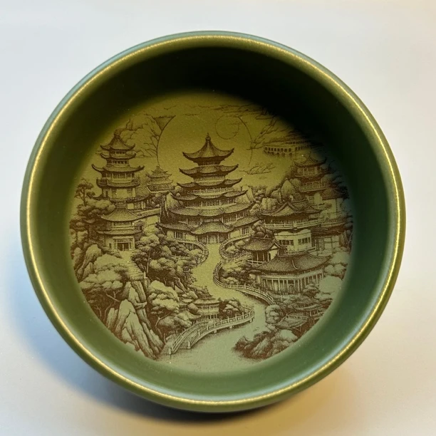 宜兴茶具对杯主人杯品茗杯全手工普洱杯翡翠绿泥纯手工紫砂杯
