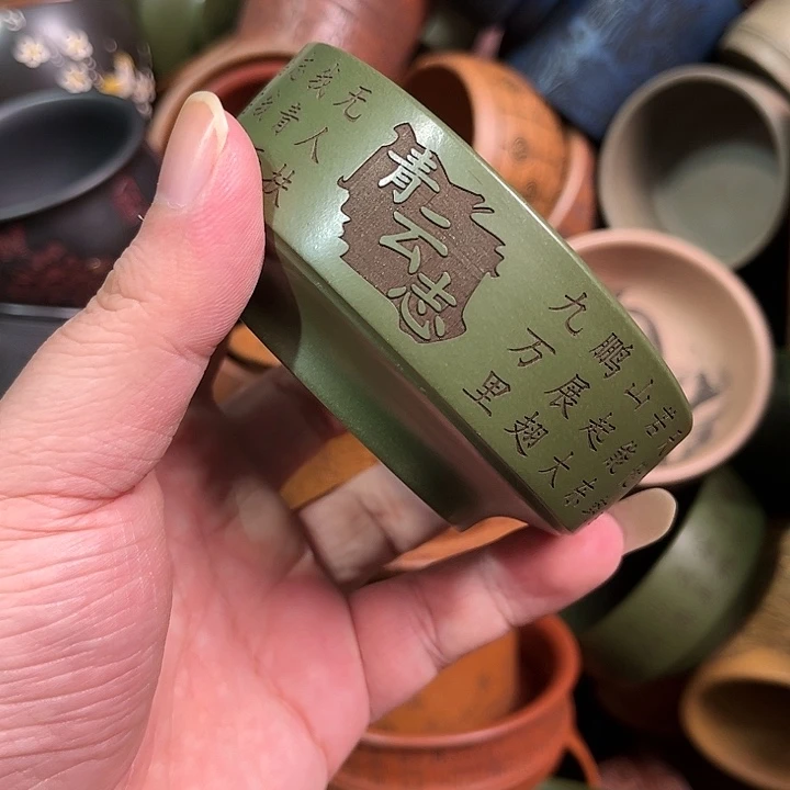 紫砂茶杯全手工紫砂主人杯