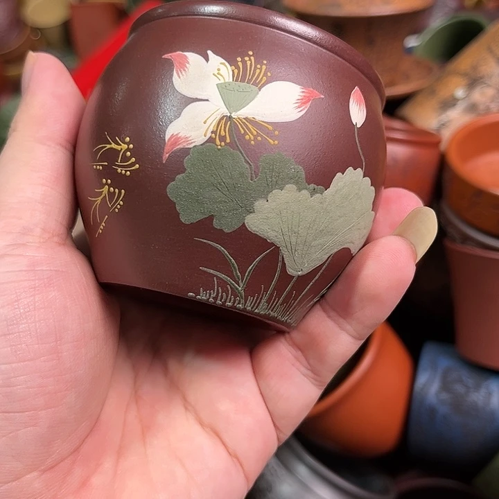 紫砂茶杯全手工紫砂主人杯