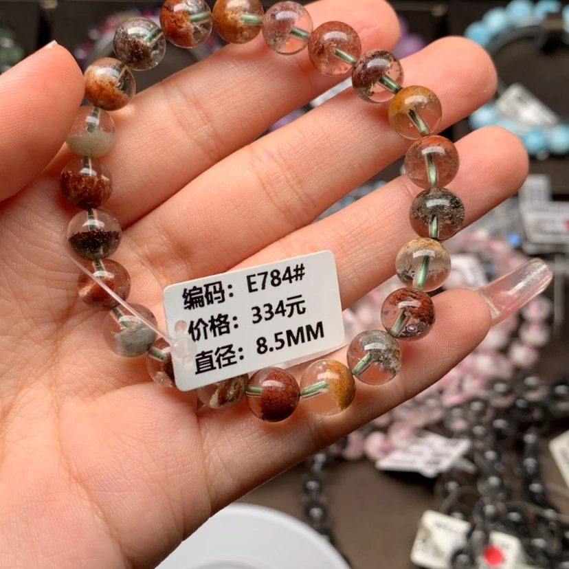 【闪购商品】水晶手链未镶嵌E784#8.5mm