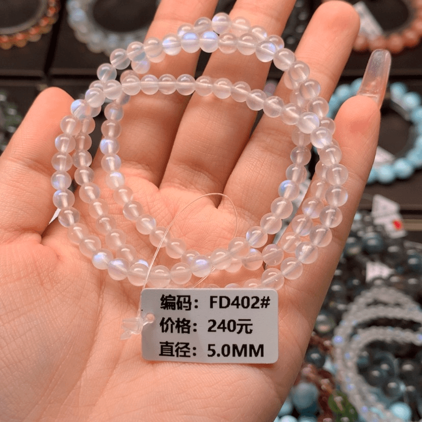 【闪购商品】月光石手链未镶嵌FD402#5.0mm
