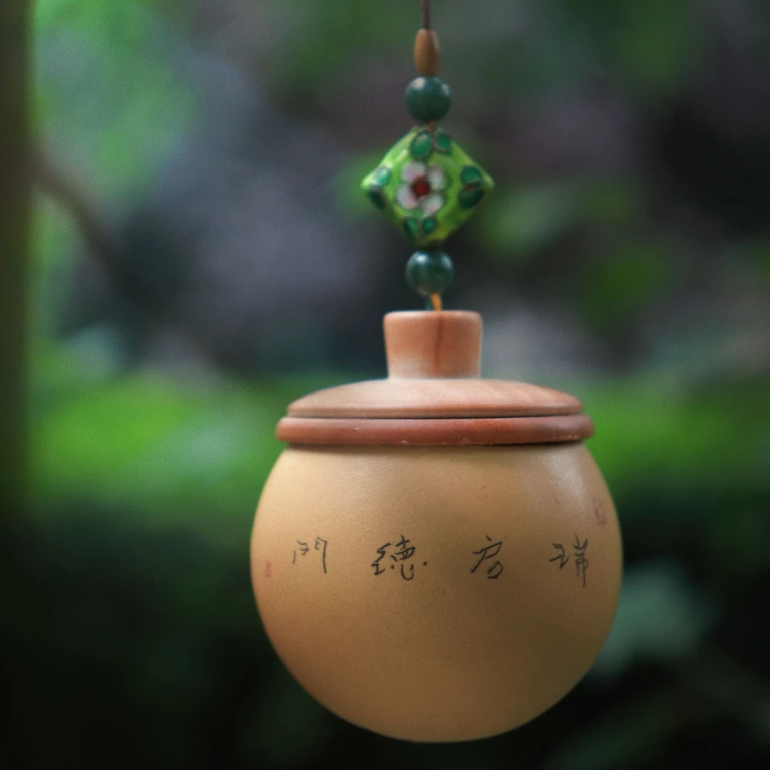 创意葫芦小罐 饰品 榆木平顶盖+约5CM大肚葫芦 手颈均可调节