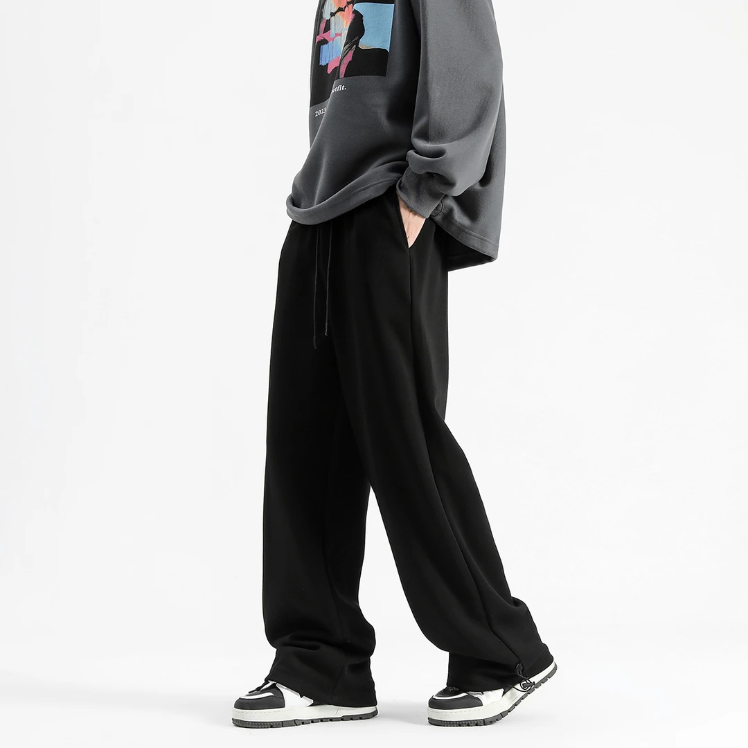 【张老师严选】早春净版街舞 jazz Hip Hop宽松百搭运动卫裤垂感足