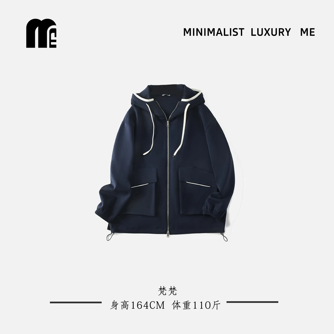 ME【马户-深海】棉！撞色高定款外套男女同款 C2275（1）