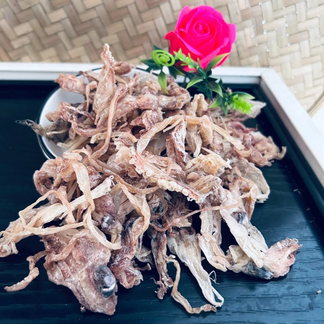 淡干中号干鱿鱼头  干鱿鱼须 250g-500g 炒菜  烧烤’