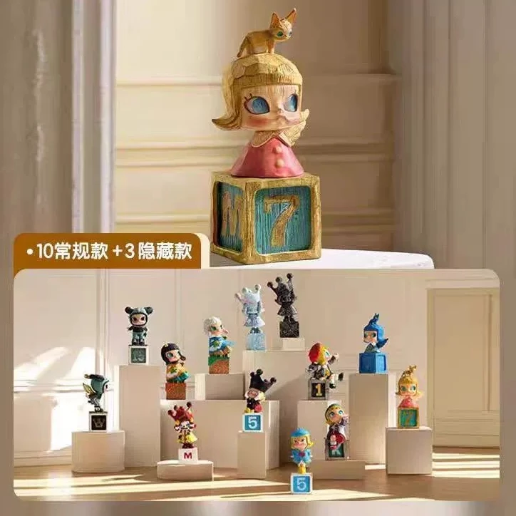 【默认拆盒不退换】MOLLY周年雕塑经典回归2系列潮流玩具盲盒