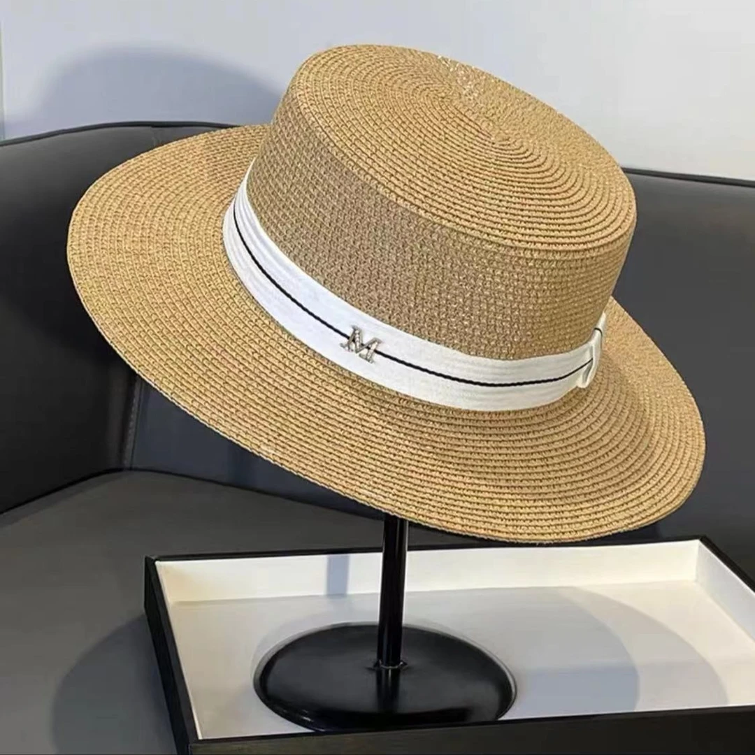 【嘉蔚推荐】时尚草编海边防晒遮阳帽