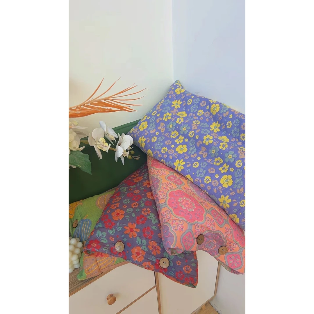 【弘雪】三层纱荞麦枕 方形枕透气多功能绗缝荞麦壳