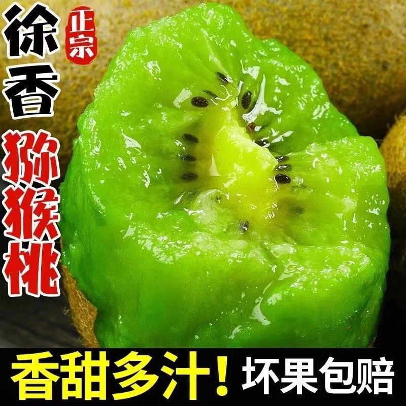 陕西徐香绿心猕猴桃营养香甜奇异果新鲜猕猴桃果园精选应季水果