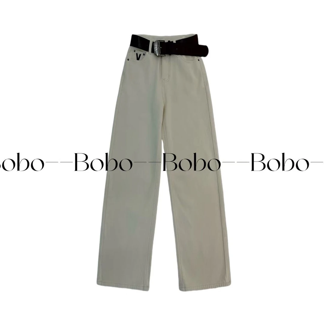 BB-70059厚绒时尚百搭显瘦窄版直筒裤休闲潮流宽松设计师