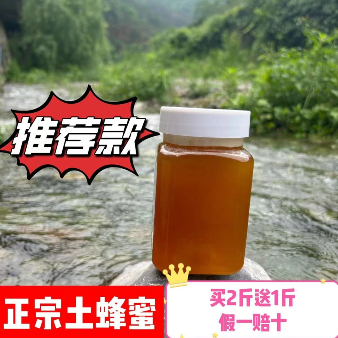 （双11专属）一年取一次木桶土蜂蜜传统养土蜂蜜百花蜜500g深山健康