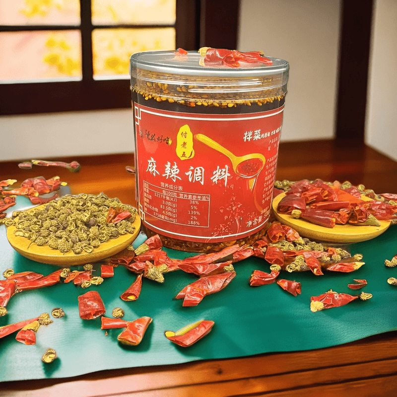 【灾贼优选】丰都麻辣调料 500g/罐装秘制开盖即食、佐餐佳品美味