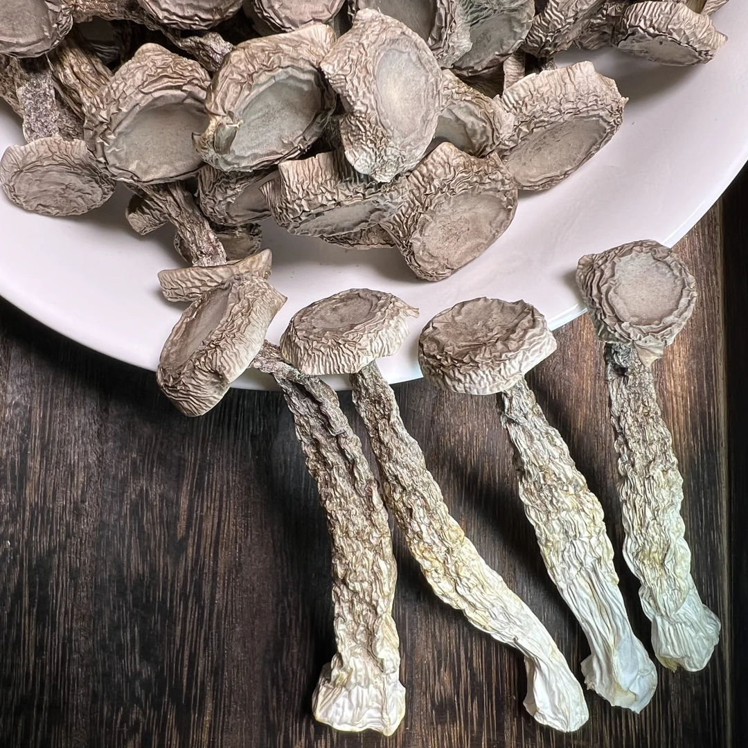 鹿茸菇小嫩仔天然无熏干货优质品质500g-50g脆脆菇鲜嫩脆爽好吃