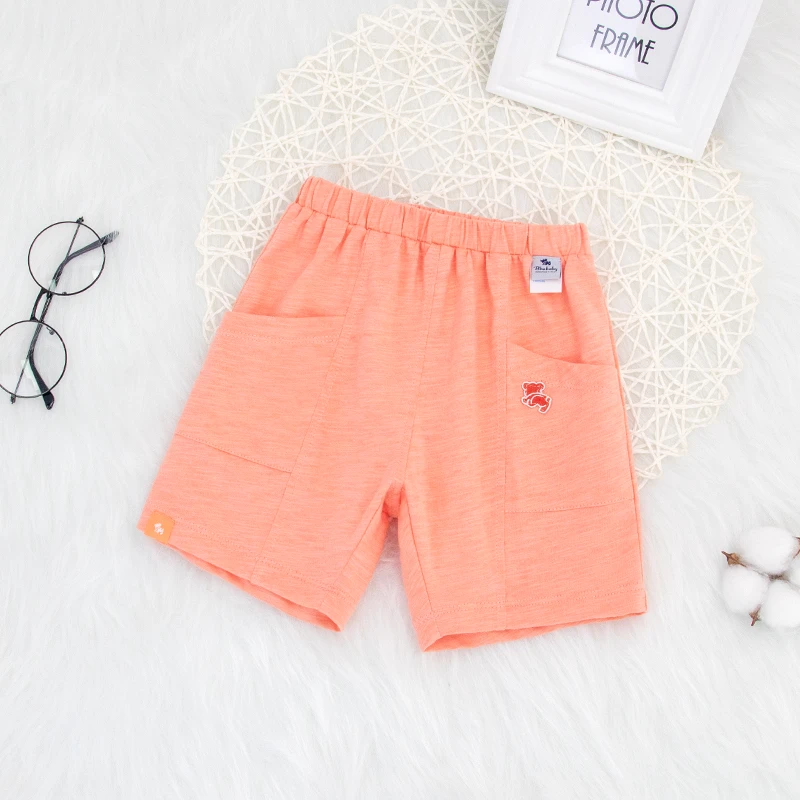DY915/ Bbe baby夏款上新竹节布休闲短裤