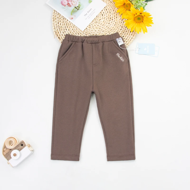 Bbe baby秋冬新品针织卫衣休闲长裤 儿童美拉德色系潮流裤子-L042