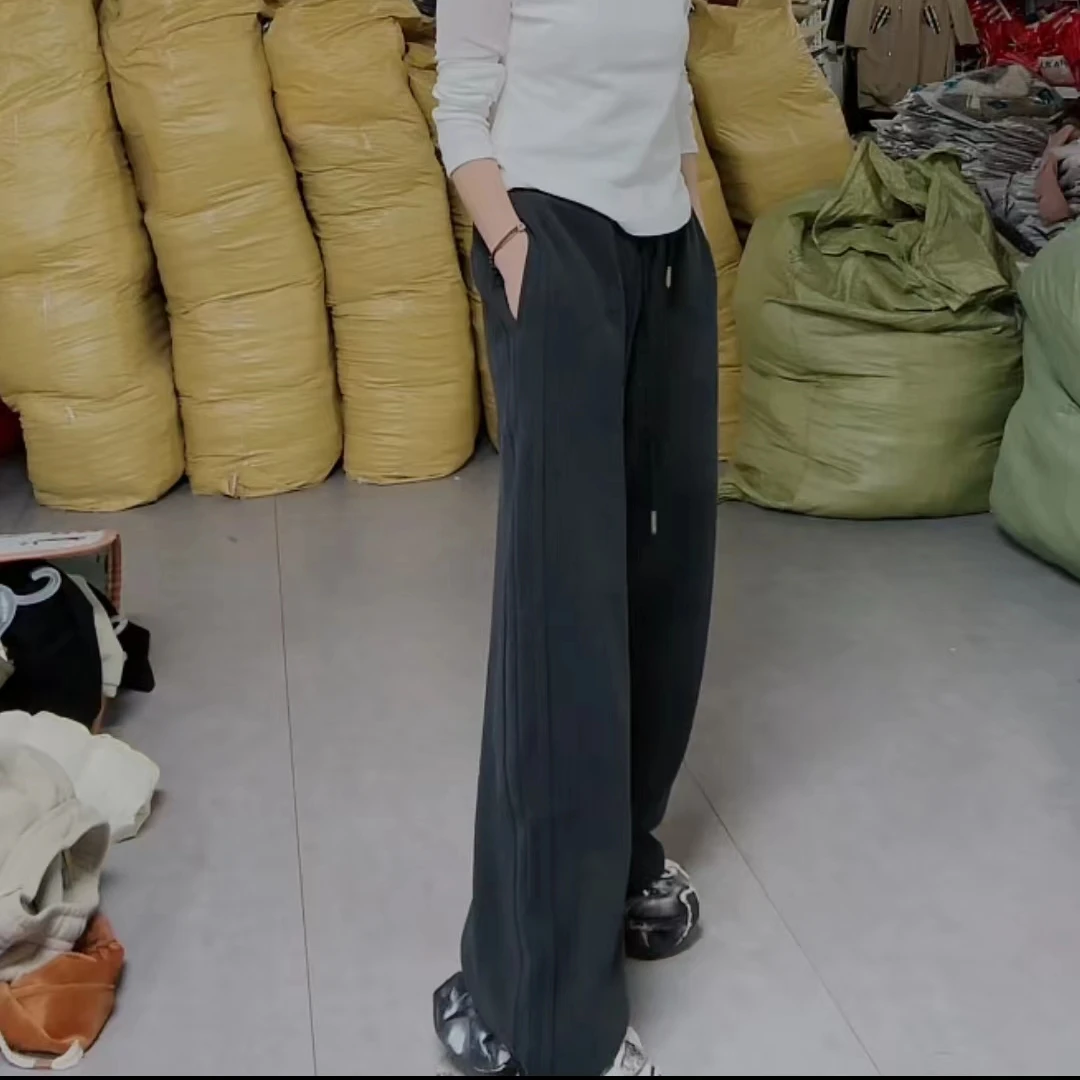 0306-22女款百搭（加绒）休闲裤  S  3382