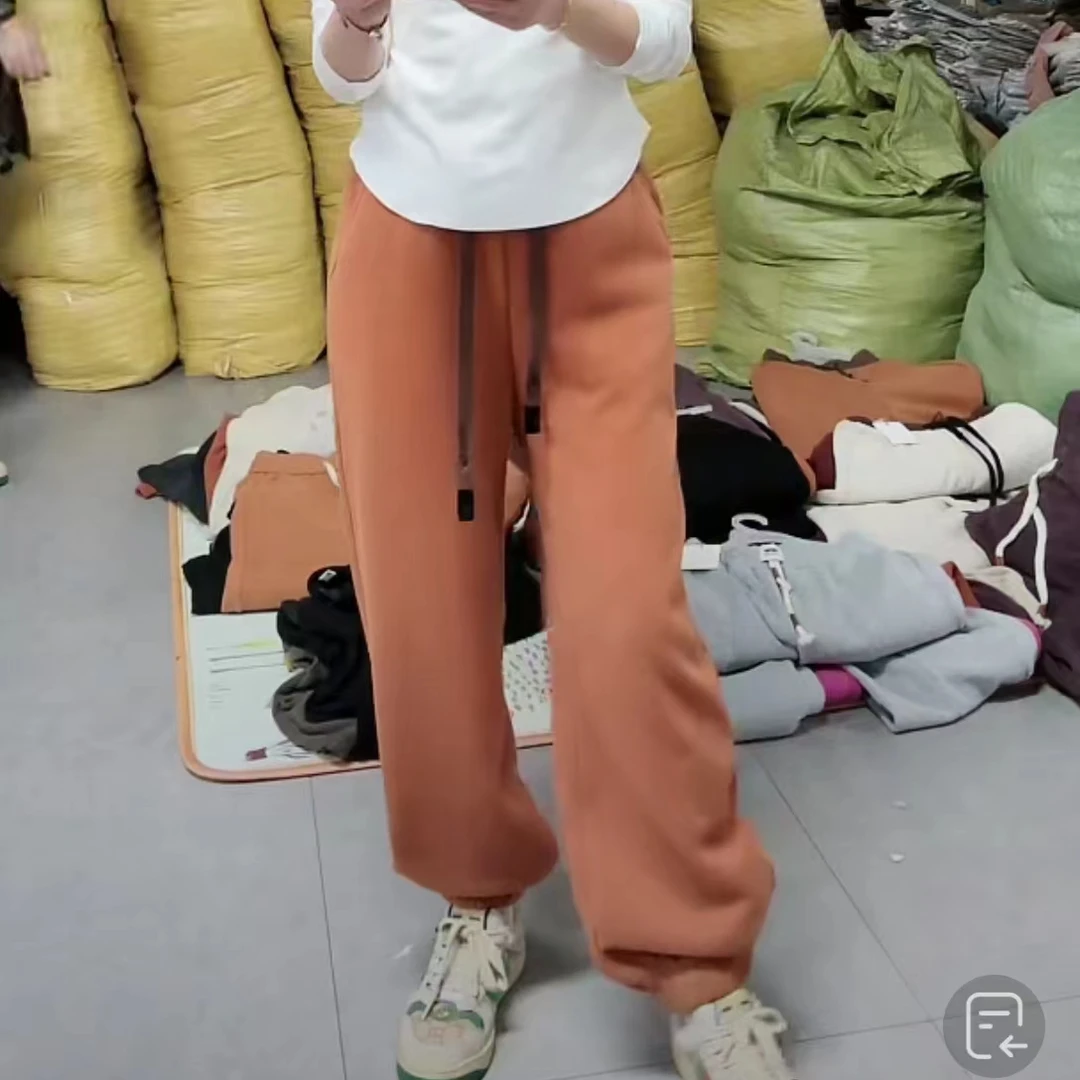 0306-26女款百搭（加绒）休闲裤  S  3398