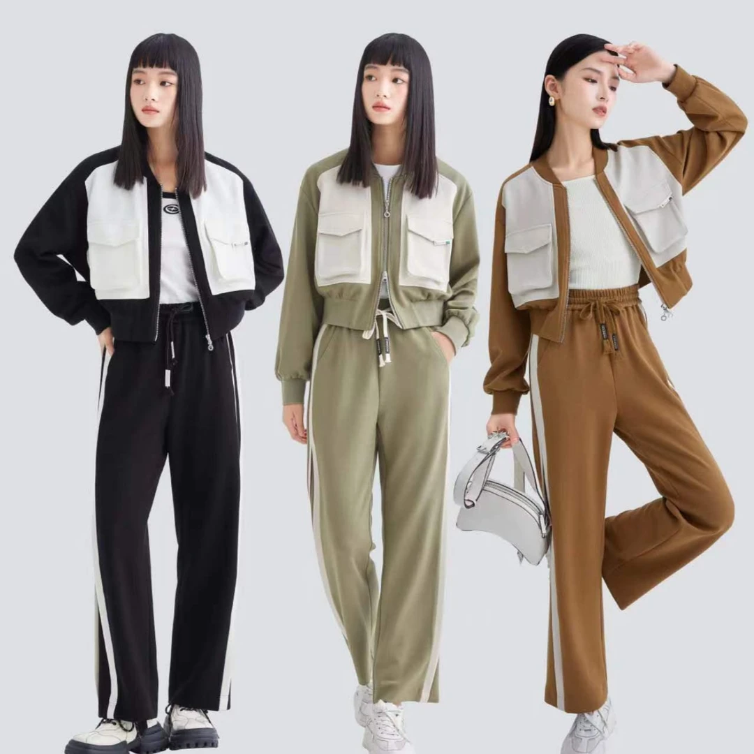 0910-65女士休闲套装  HY 83510  S