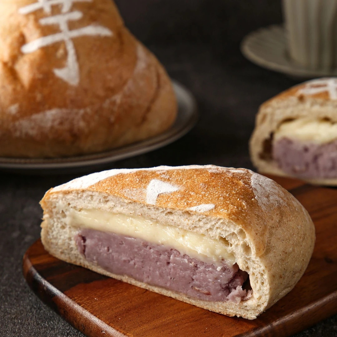 QSSD6周年福利全麦芋泥麻薯手工欧包无蔗糖夹心代餐早餐面包整箱