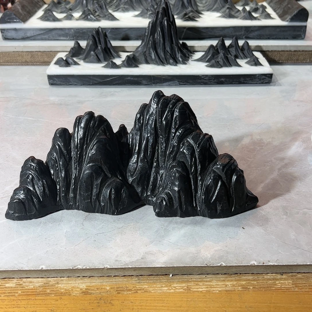 茶宠冷*灵璧奇石摆件