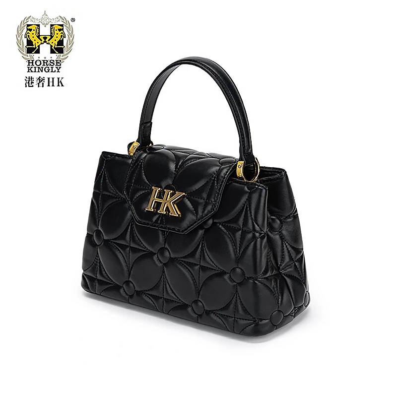 Horse Kingly女士绣线单肩斜挎包时尚包潮流经典1206送礼盒
