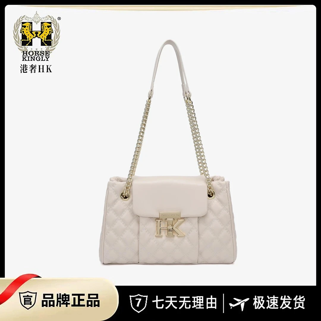 【妮可专属】horsekingly女士斜挎包绣线包经典1189赠礼盒