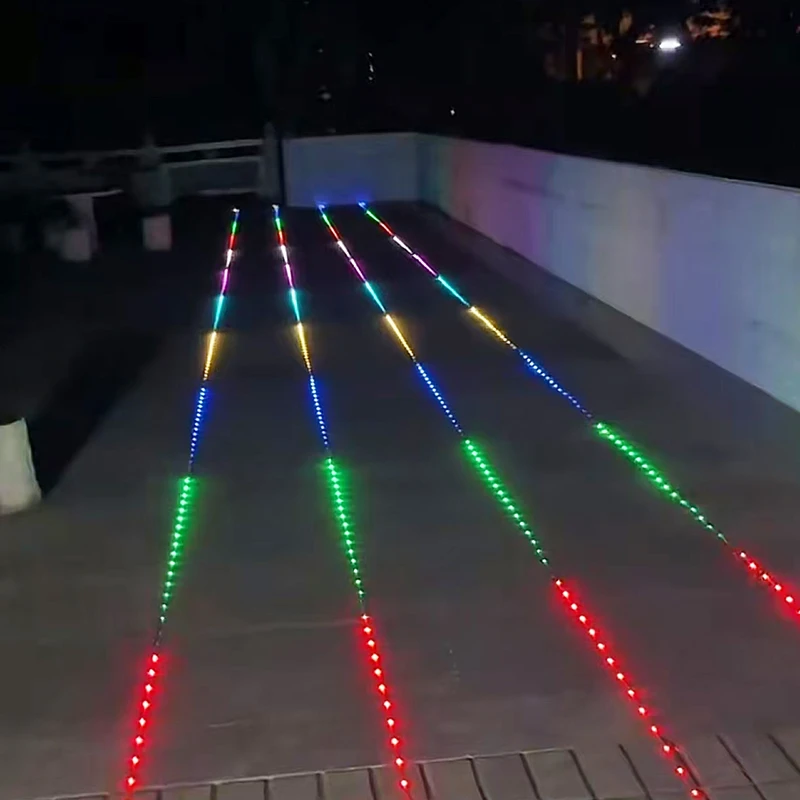 声控跑马流水灯手机蓝牙控制户外露营氛围灯卧室阳台装饰跑马灯