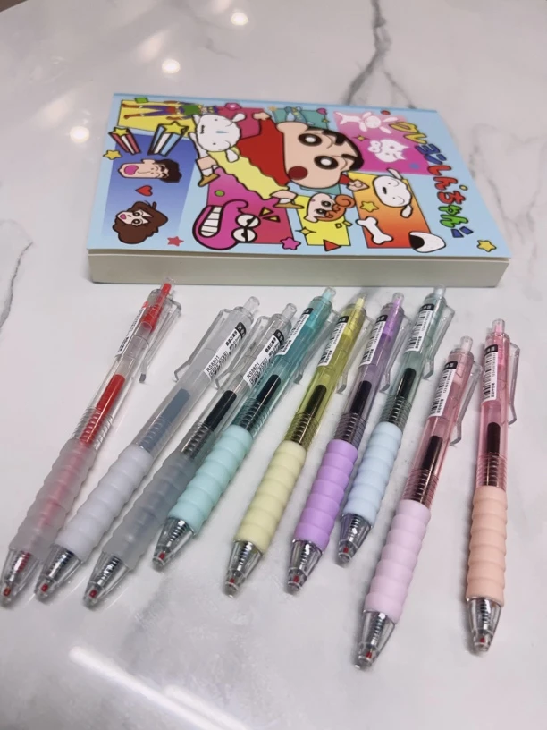 先拍先装【云握笔】硅胶软卧黑色中性笔st笔尖0.5mm考试笔