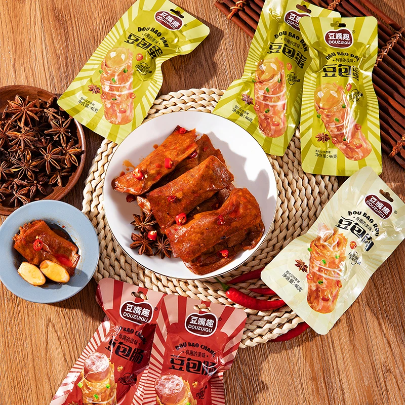【豆干包肉】豆嘴趣小零食豆干包蛋豆包肠独立小包装休闲零食TY