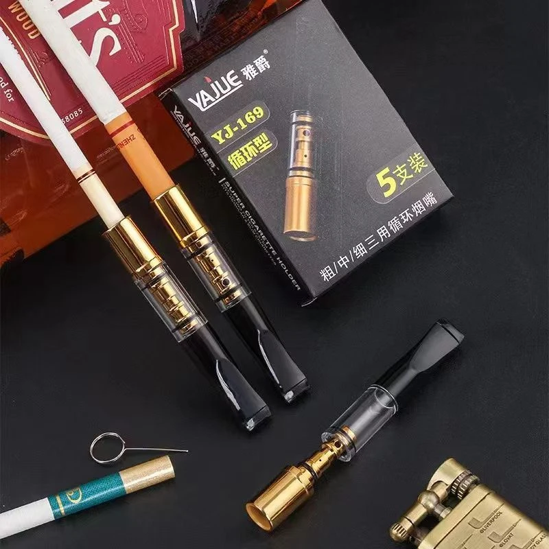 【亏米冲量 不计成本】烟嘴粗中细通用循环双重过滤可清洗男士通用