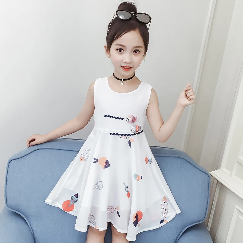 女童连衣裙夏装2024新款洋气夏季6小女孩12公主裙8雪纺裙儿童裙子