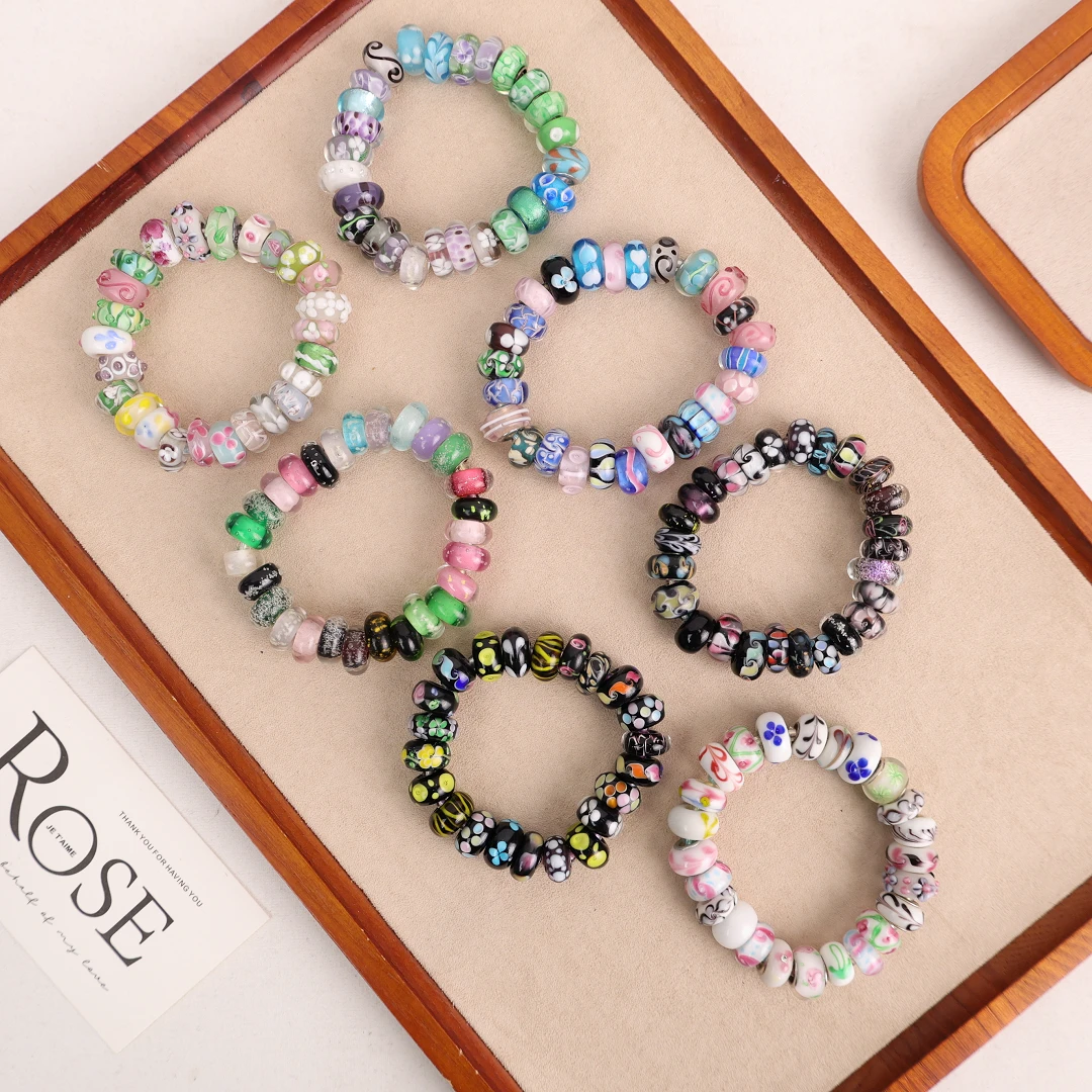 合金手链 玉楼东合金手链 XB146 孤品 转转筒琉璃手串