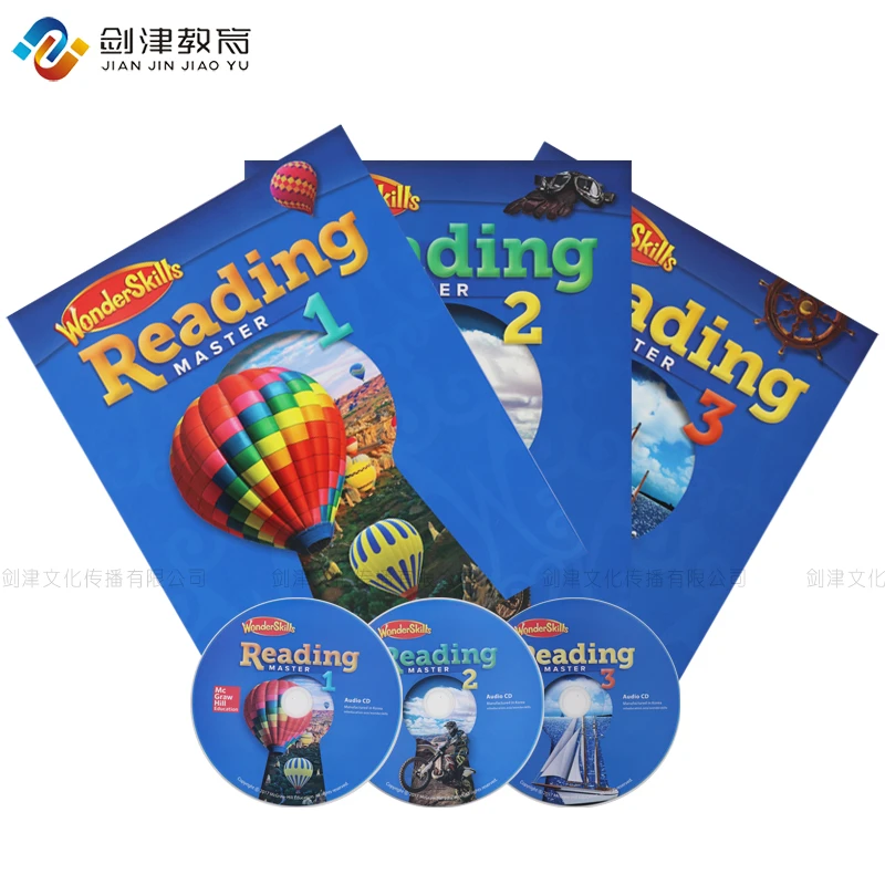 WonderSkills Reading Maste1-2-3 麦克劳希尔分级阅读训练教材