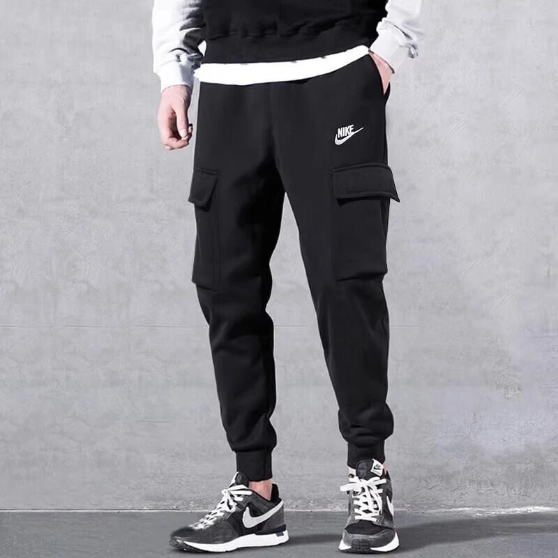 耐克/NIKE 男子运动休闲加绒针织工装收腿长裤CD3130-010-063-326