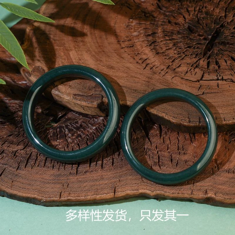 【超级双11】和田矿脉自切料沙枣青手镯限量拍（多样性发货，发一件）
