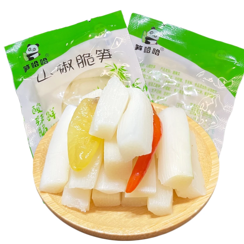 笋哈哈泡椒脆笋山椒脆笋条鲜嫩可口酸辣脆爽休闲娱乐即食独立小样