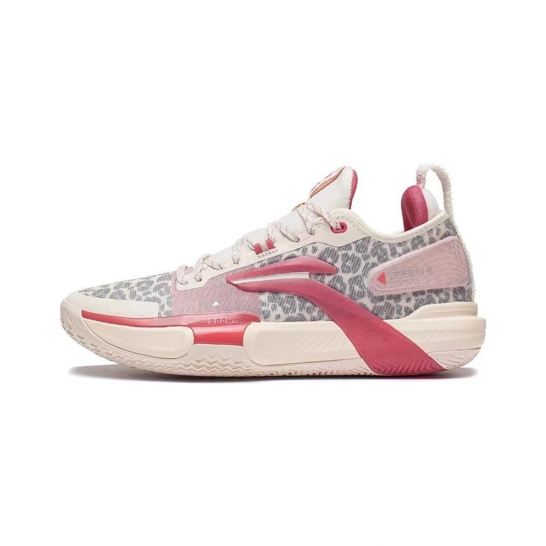 LI-NING/李宁闪击9 Premium 反光轻量高回弹实战篮球鞋  粉红豹