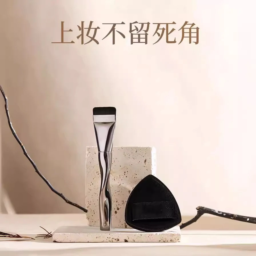 螺旋一字型粉底刷平头粉底液刷轻薄不吃粉美妆工具沧州化妆刷