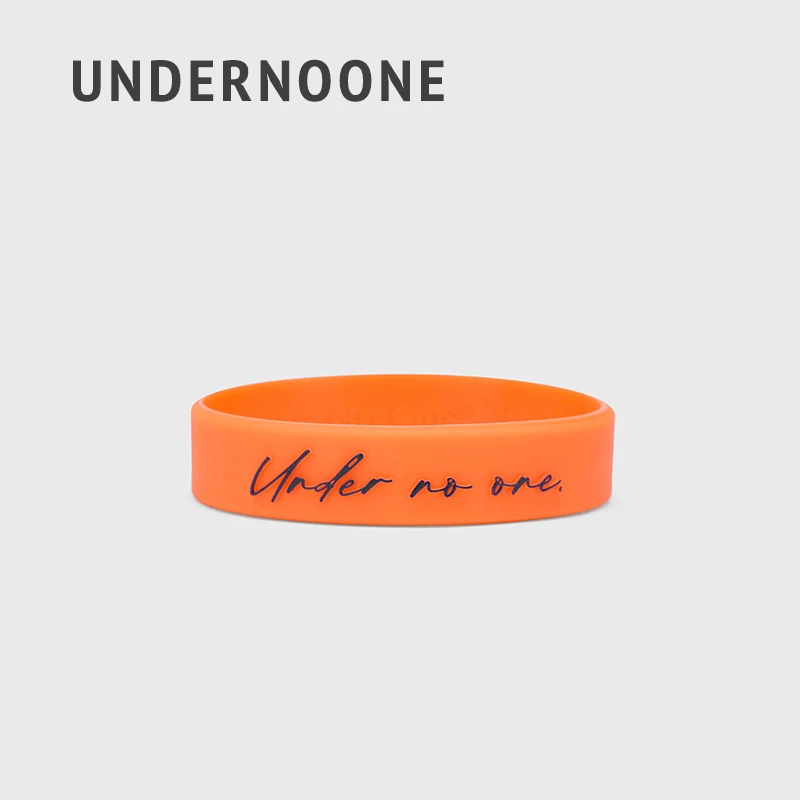 Under No One哈登同款代言立体LOGO亲肤硅胶运动腕带篮球手环舒适