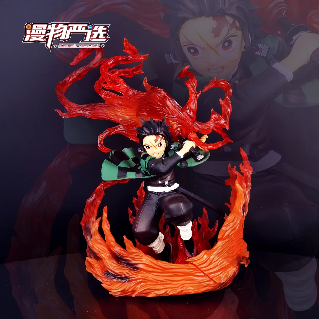 鬼灭之刃【优质版】鬼杀队 火神炭治郎手办 动漫周边公仔摆件模型