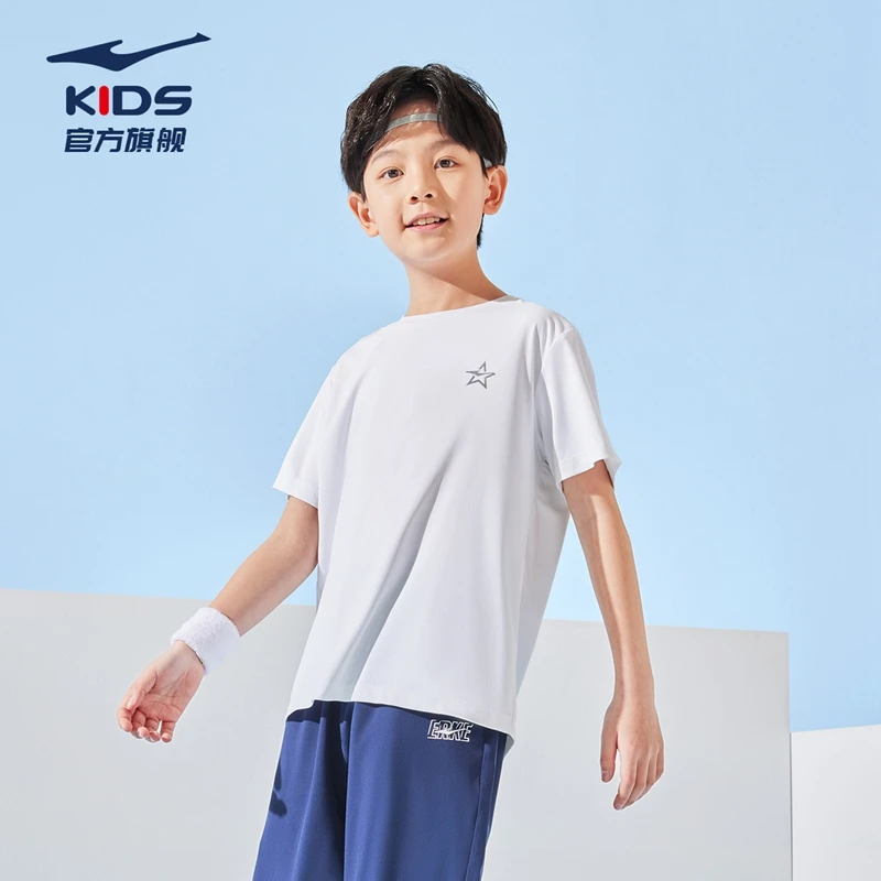 儿童T恤中大童快干夏户外运动宽松透气短袖 69224202032