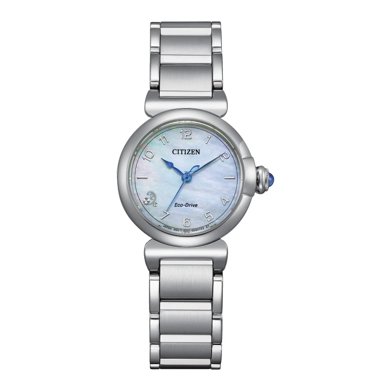 Citizen/西铁城光动能花语风吟Mini小铃花贝母女士腕表EM1130-83D