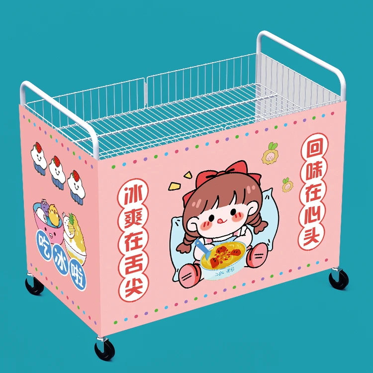 寿司冰粉摆摊小推车可折叠夜市地摊花车摆摊车出摊专用手推车货架