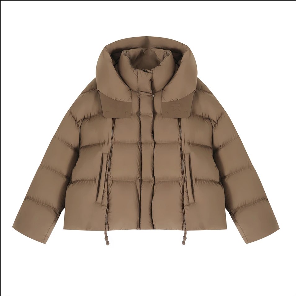 泡芙肯豆风羽绒服短款OVERSIZE  9057