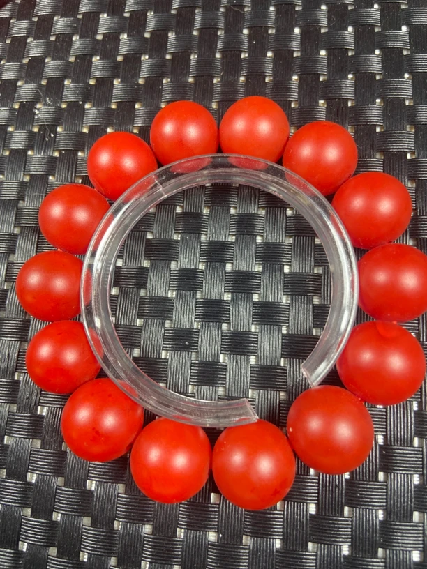 珠宝玉石-磨砂哑光卡16mm单圈手串