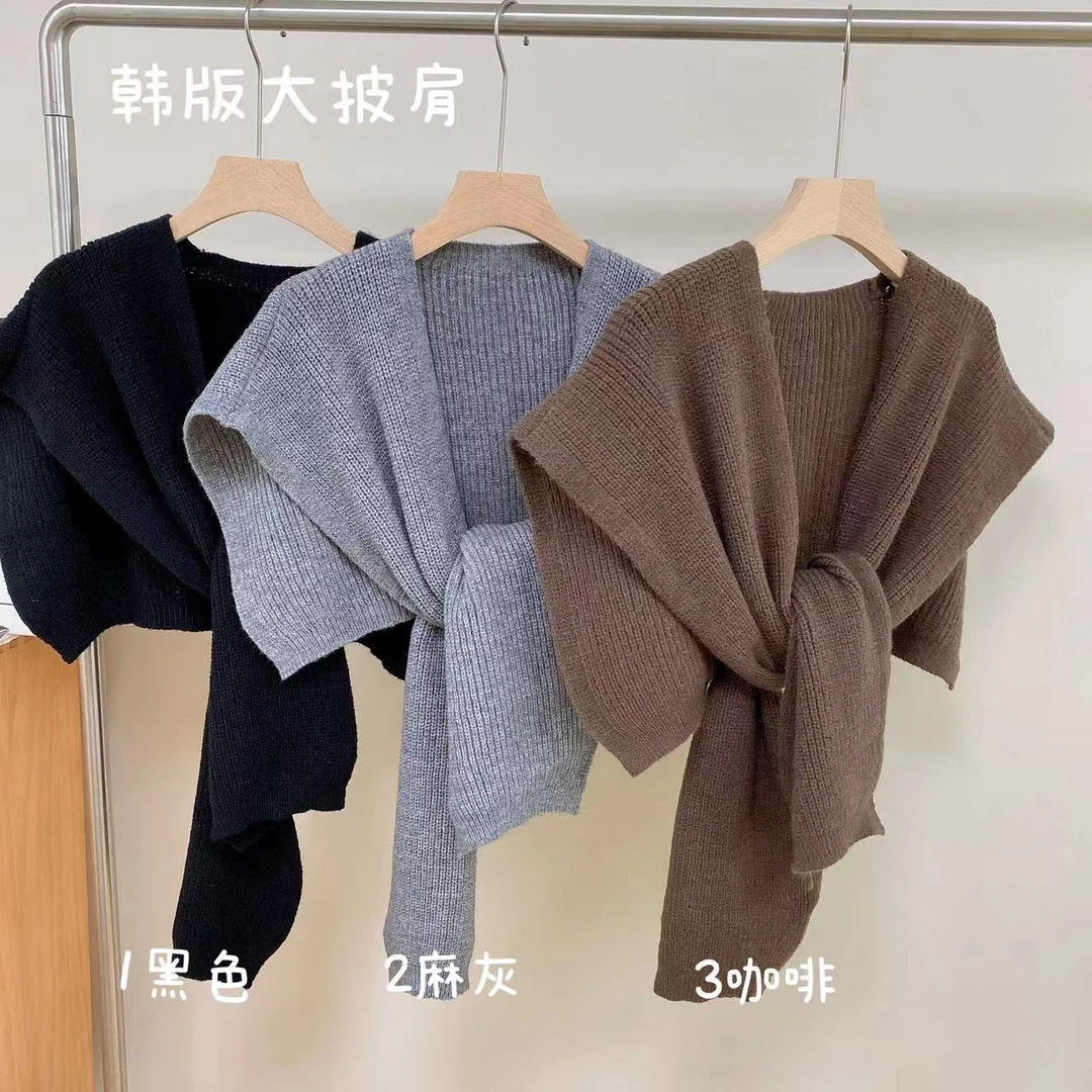 《韩剧女主角》大披肩搭配西服韩哩韩气高级