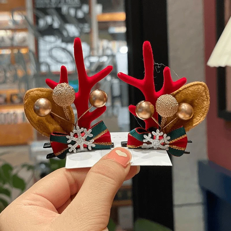 论斤称偶有瑕疵可爱公主发饰女童发夹网红圣诞女童发箍小女孩头饰