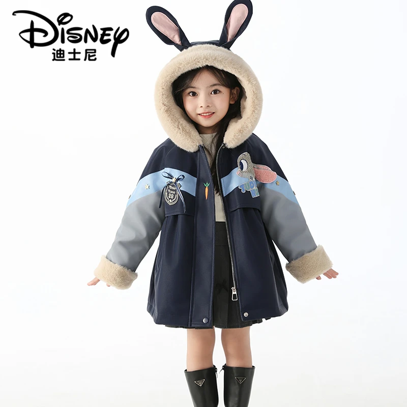 【TQ】Disney/迪士尼女童秋冬款新款日常淑女卡通派克服XCR3PJ030