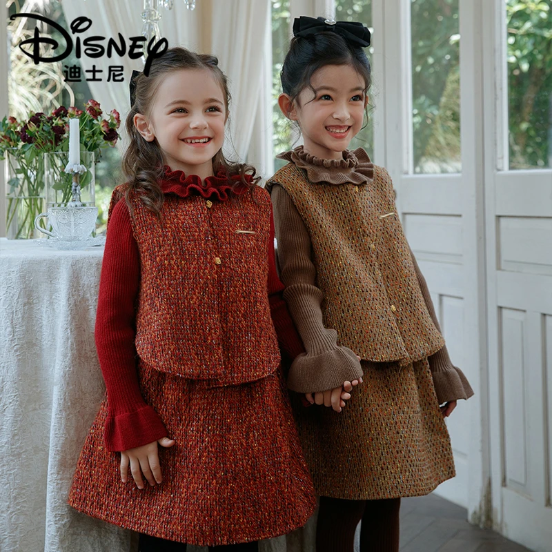 【TQ】Disney/迪士尼女童秋款新款日常休闲洋气套装裙XCR3SZ187